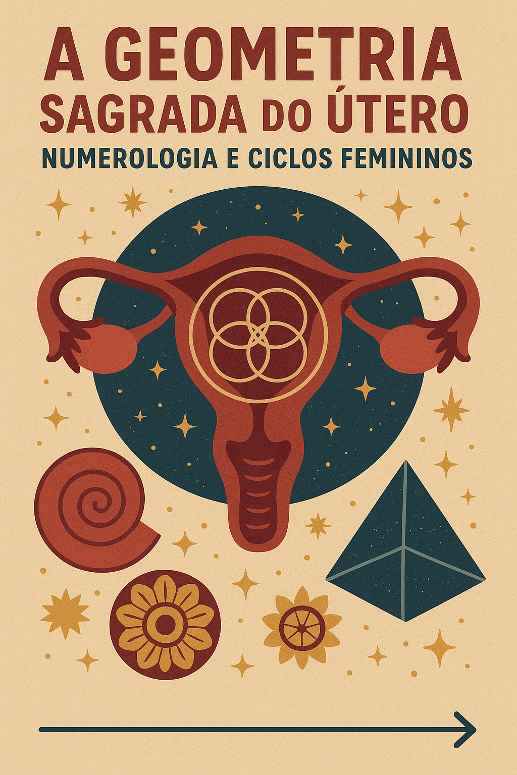A Geometria Sagrada do Útero Numerologia e Ciclos Femininos